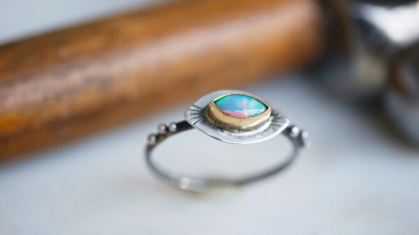 Odd Swan + Marquise opal