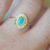 Midas Is Melting•Gold + Oval Turquoise - Image 3