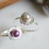 Sapphire Bud ring - Image 2