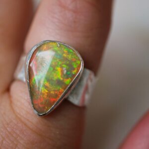 Odd Swan + Rough Sunset ring