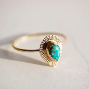 Midas Is Melting . Gold + Pear Turquoise